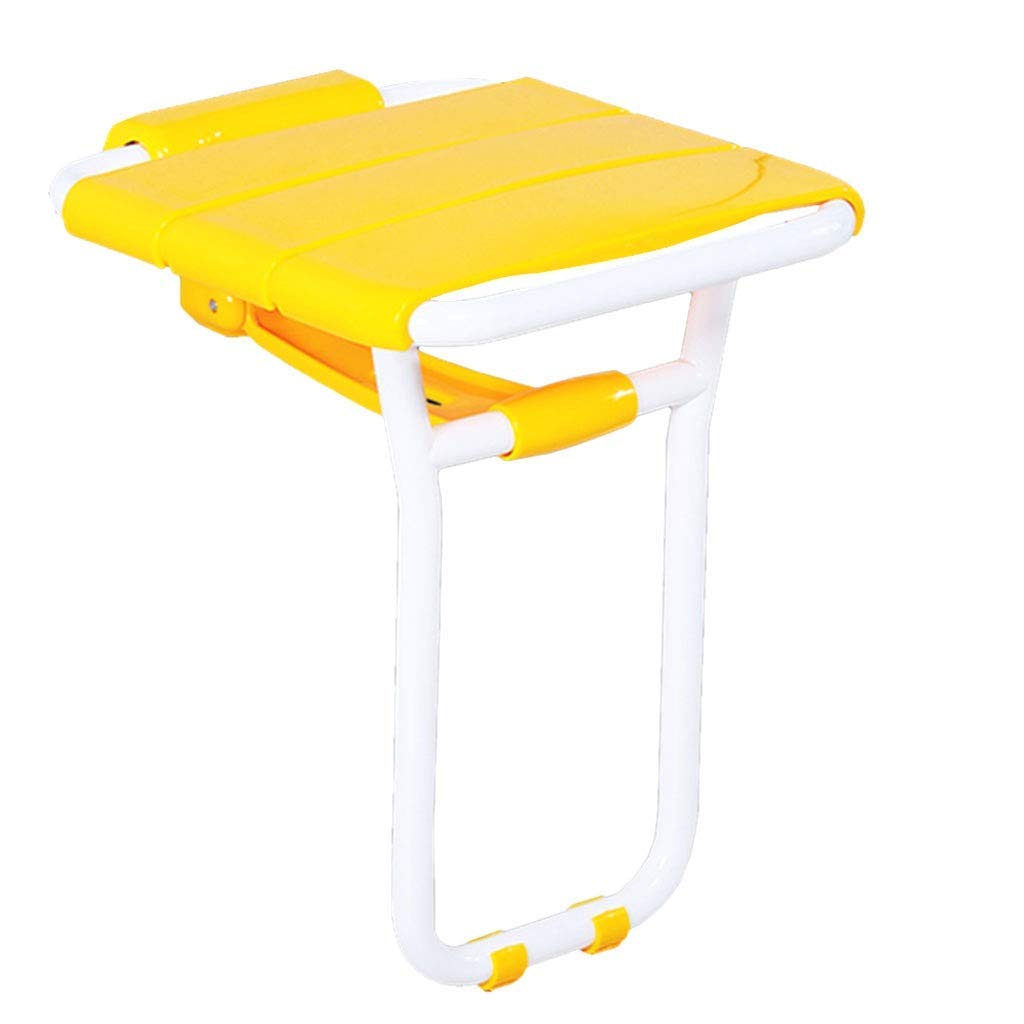 CHEWYNP Silla de baño Taburete de Ducha Asiento de Seguridad Baño Taburete de Ducha Plegable Asiento médico montado en la Pared de Acero Inoxidable con reposabrazos Silla de baño Vieja CAM