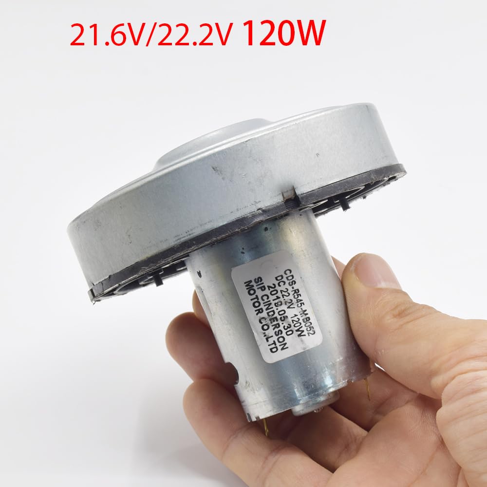 Motorino Elettrico, Motore Elettrico Micro 36mm RS-545 Motore Motore Turbo Ventola DC18V-24V 21.6V 22.2V 120W Ventola for aspirapolvere Portatile ad Alta Potenza