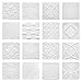 Produktbild Deckenplatten aus Styropor - 50x50cm EPS Wand- und Deckenverkleidung 2 qm weiße Platten Dekor formfest (PUTZ)