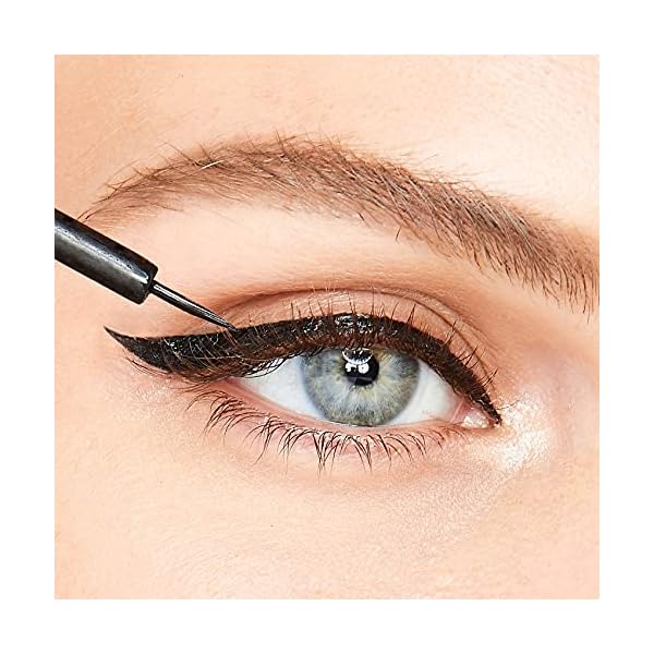 KISS Magnetic Eyeliner, Black, 0.16 Ounce, Smudge Proof, Biotin Infused, Free of Synthetic Fragrances, Dyes, Parabens, Petrochemicals, And Formaldehyde with Precision Tip Brush