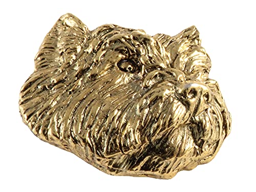 Creative Pewter Designs West Highland White Terrier Pin, Dog, Gold Plated, DG178, 1 Inch, Handmade in The USA, Realistic Westie, Metal, Lapel Pin, Hat Pins, Brooch, Over 90 Dog Breeds Available
