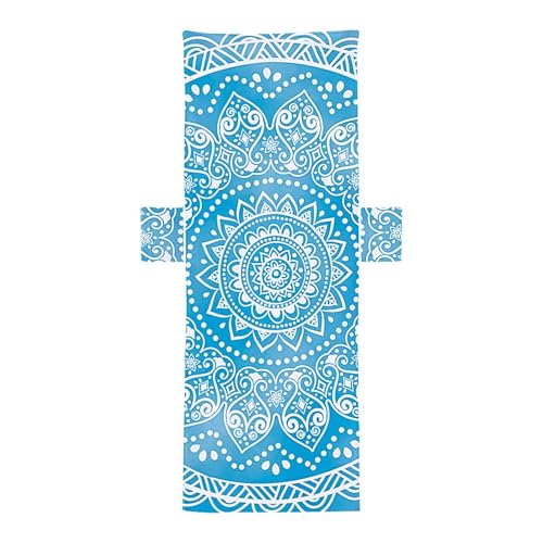 Serviette en microfibre avec poches latérales pour transat