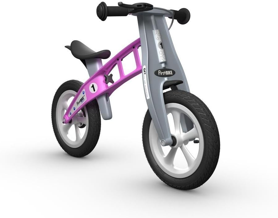 Street Balance Bike with Brake, Pink - for Kids & Toddlers Ages 2,3,4,5