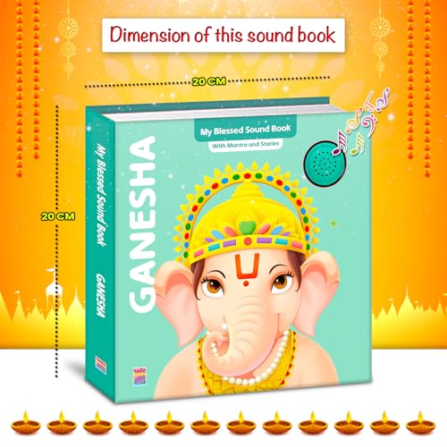 Image of Ganesha Mantra Sound Book for Kids ; India's First Mythology Shloka and Mantras Sound Book to Teach Indian Culture, Values Devotional