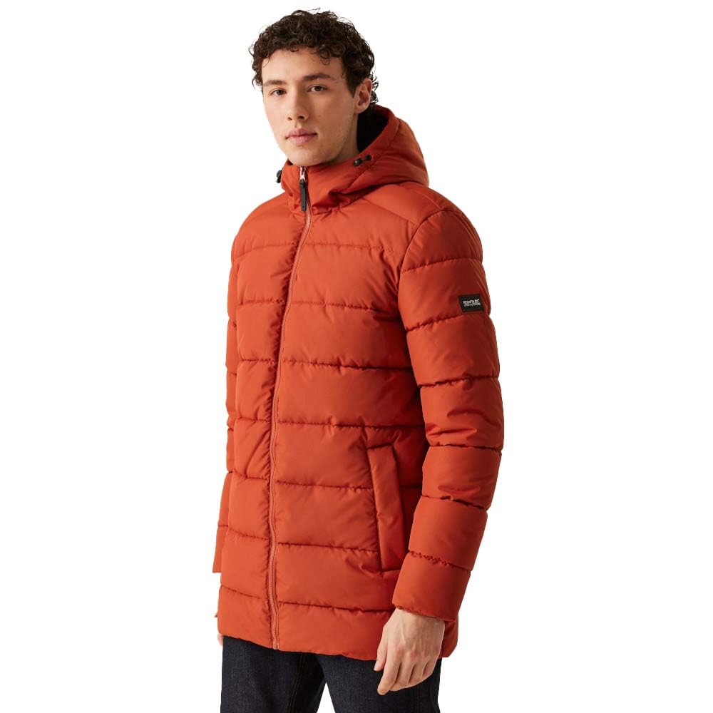 Regatta Mens Lakiver Full Zip Padded Jacket with Hood, Water Repellent & High Feather Free Insulation - Perfect for Outdoors, Walking, Hiking & Camping