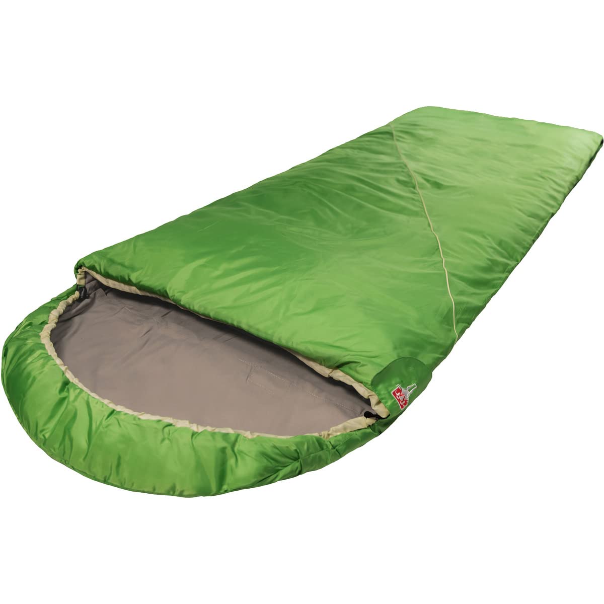 Grüezi-Bag Unisex – Erwachsene Cloud Schlafsack, Spring Green, Rechts