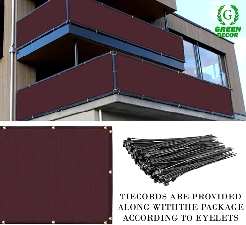 Image of HDPE Fabric Self Fold Baby Kids Safety Net Protector for Balcony & Staircase Railing Guard,Balcony Stairway Net Baby Safety Products for Indoor&Outdoor(Burgundy Color, 2X4 MTR)