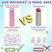 YOFUN Create Your Water Bottle with Tons of Rhinestone Gem Stickers - Craft Kit & DIY Art Set for Children, Gift for Girls - 17 OZ BPA Free Stainless Steel Vacuum Insulated Mug (Gemstone)