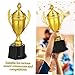 EXQUIMEUBLE Award Trophy Cup Cover Decorative Trophy for Sports Events Competitions Tournaments Stunning Design