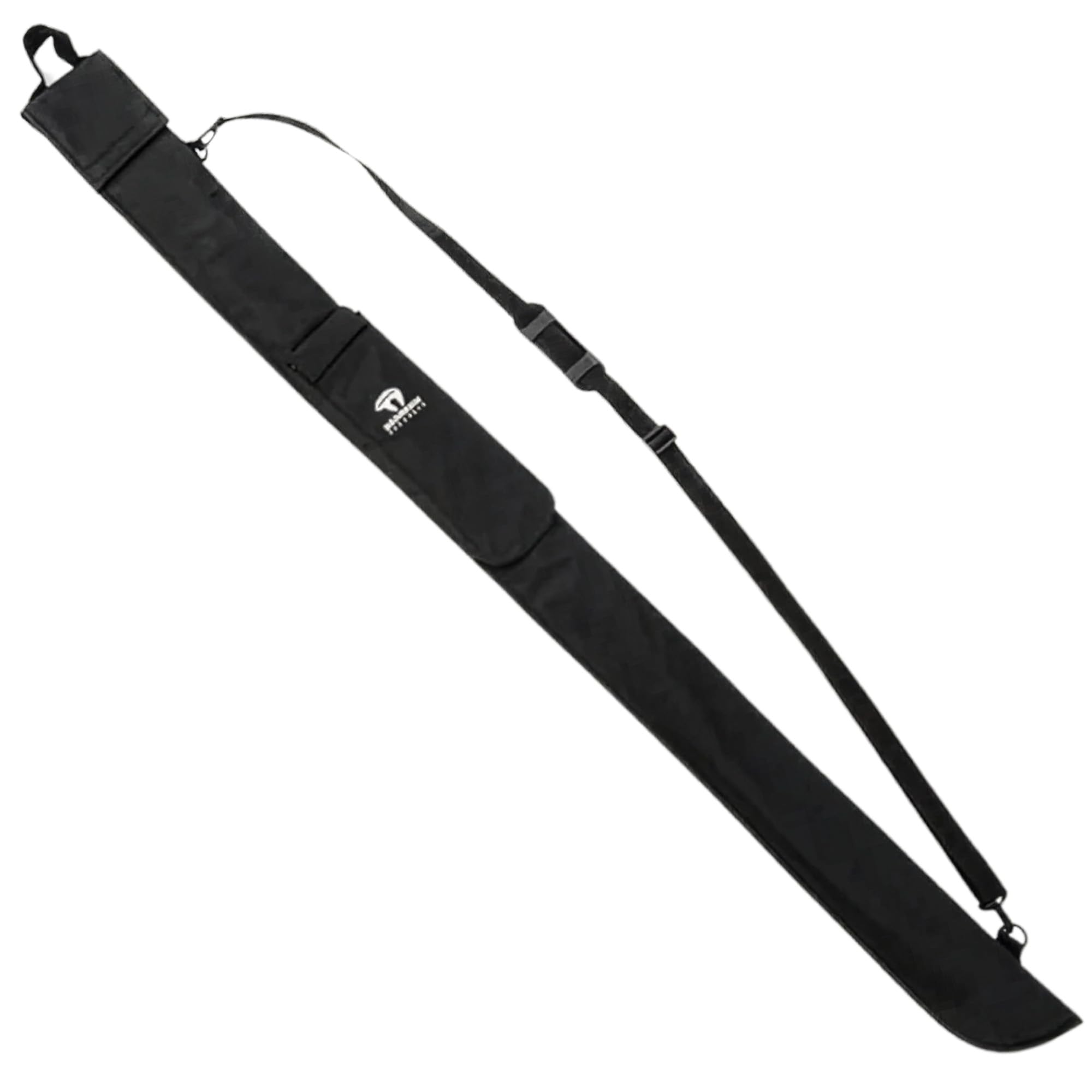 BEARPAW PRODUCTS Bogenhülle Longbow Deluxe Short - Robuste Bogentasche aus Nylon, wasserabweisend mit Zubehörtasche & Trageriemen, Schutz für Langbogen Transport & Aufbewahrung, Archery Bow Case