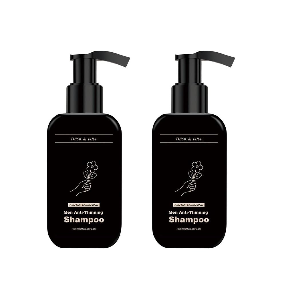 Shampoo volumizzante for uomo alla biotina e rosmarino, detergente nutriente delicato for il cuoio capelluto, for capelli completamente rinfrescati