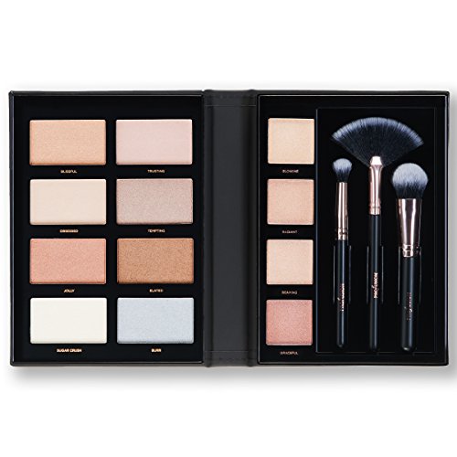 Profusion Cosmetics Trendsetter Collection Pro Highlight Kit Pro Powder Palette Illuminating Shades to Suit Different Skin Tones | Natural Look Vegan and Cruelty Free