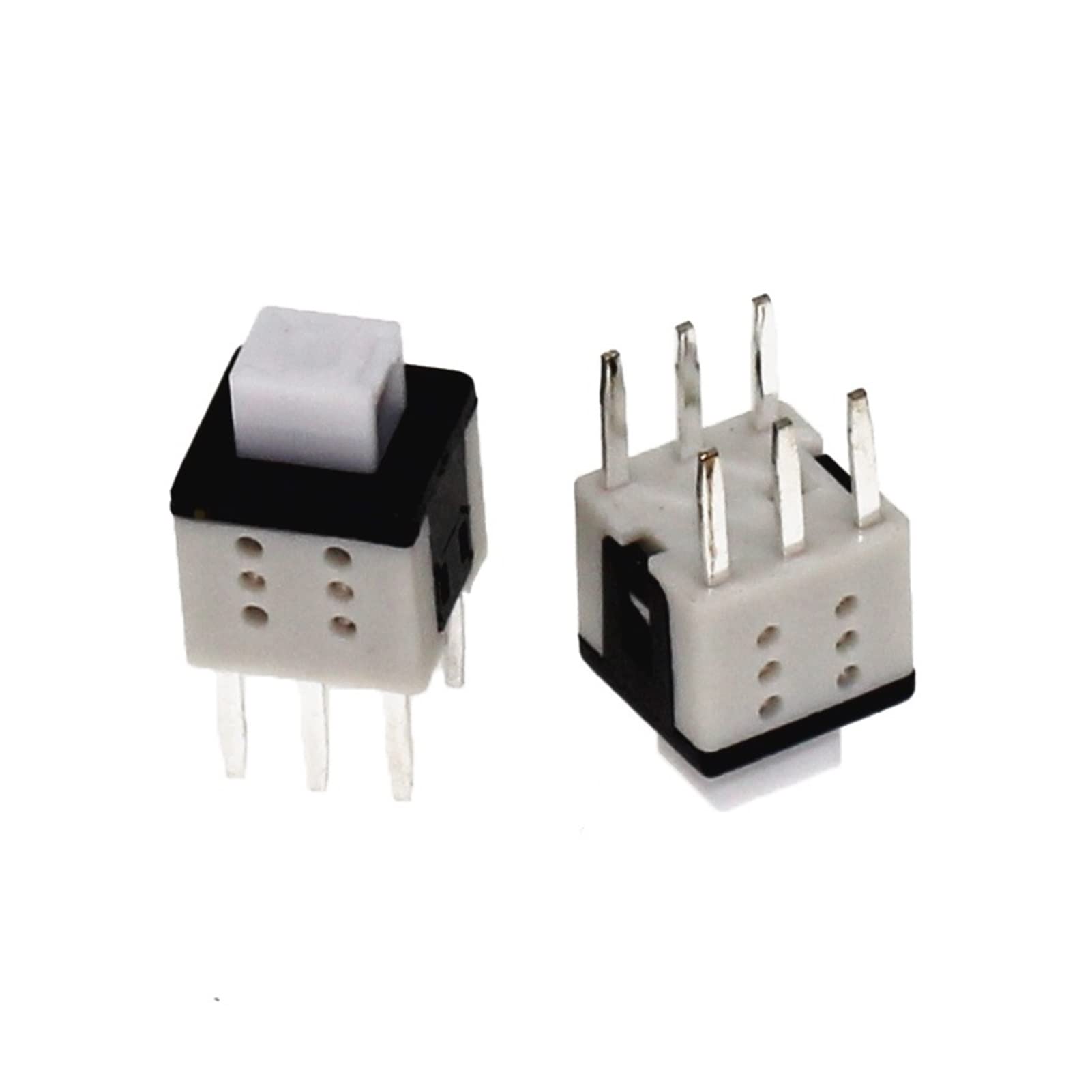 Micro interrupteur 5.8mm auto-verrouillage HEPBAK avec clic tactile précis à 2 broches