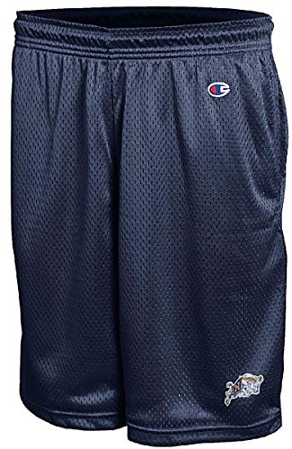 Champion Navy Men’s Blue Poly Mesh Workout Shorts (Large)