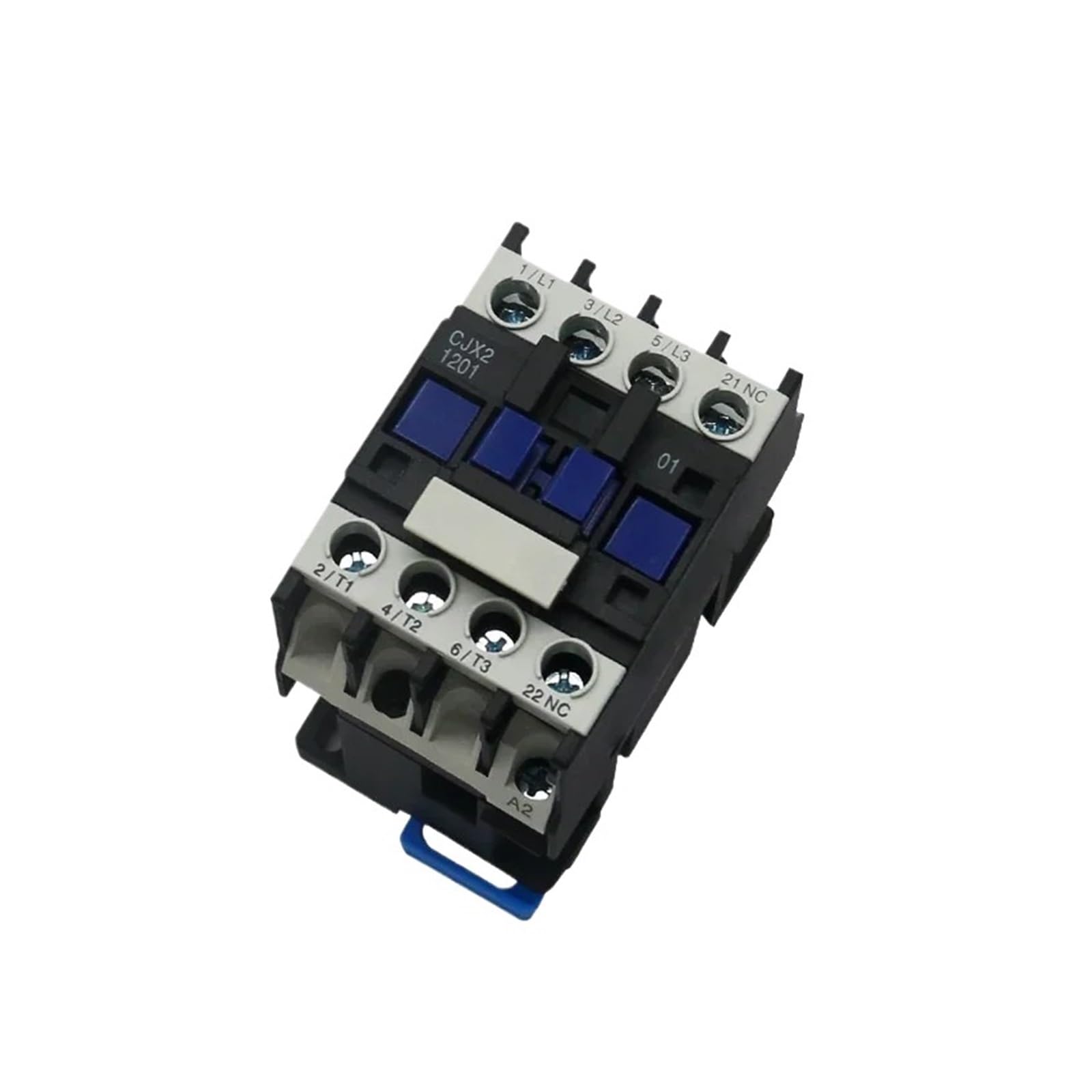 Contactor de CA CJX2-1201, 12 A, eléctrico, 3 Polos, for Unidad trifásica, 3P+NO, magnético, 380 V, 220, 110, 36, 24, contactores Normalmente Cerrados(Cjx2-1201,24V)