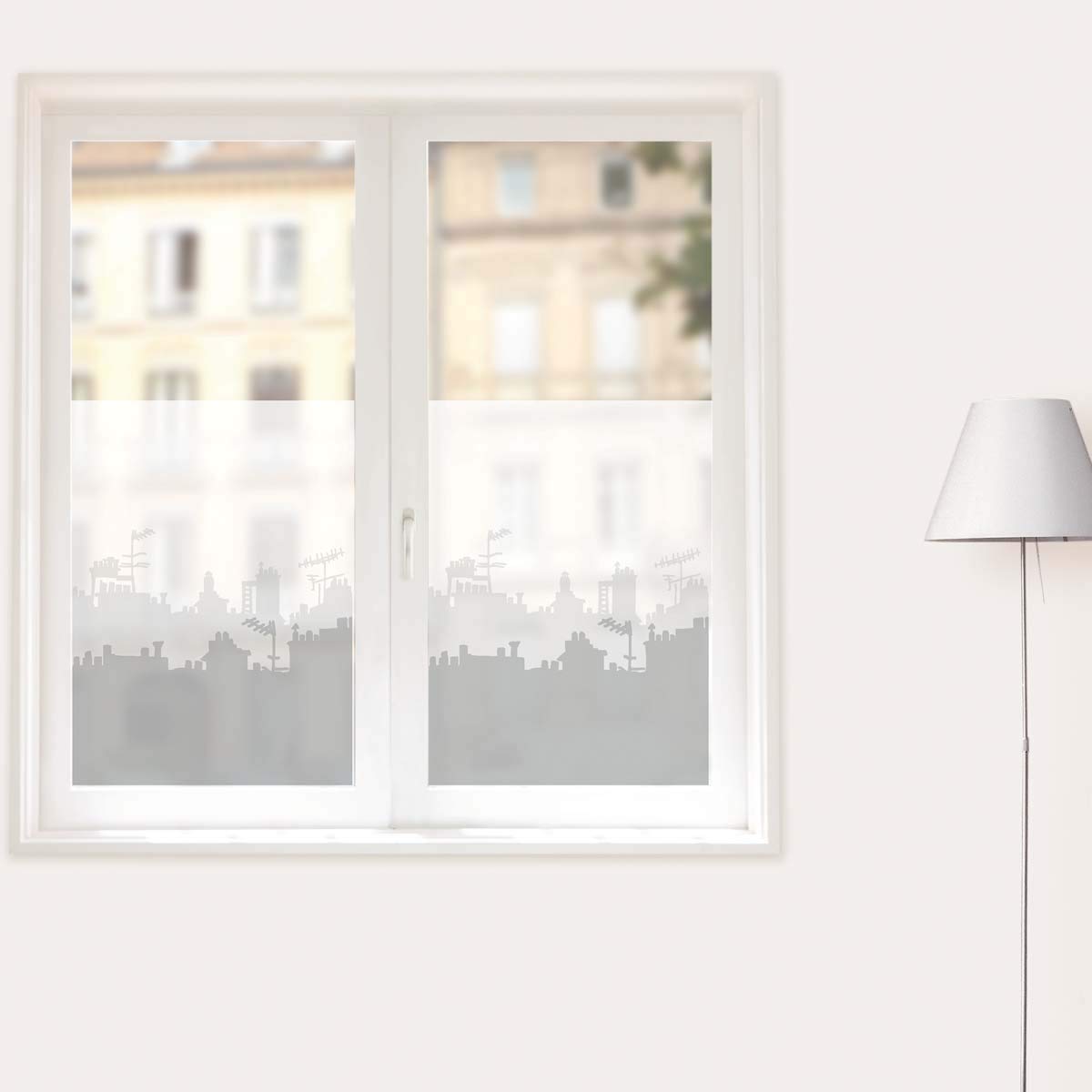 Unbekannt Leche FensterSticker para Cristal de 8 Varios. Diseños, Modelo: Skyline