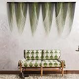 Macrame Wall Hanging Dip-Dyed Large Macrame Wall Decor Yarn Tapestry 57' W x 41' L For Headboard Bedroom Living Room Boho Fiber Home Art