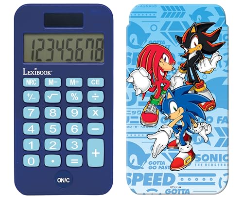Lexibook, SEGA Sonic The Hedgedog, Taschenrechner mit...