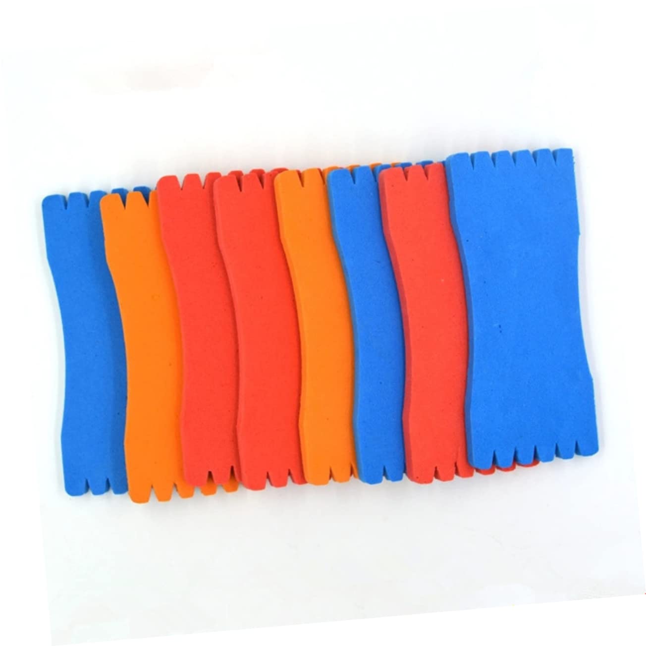 GANAZONO 10Pcs Sponge Wrapped Wire Fishing Line Winding Board Spool Organizer for Fishing Line Storage and Tackle Lightweight and Quick Drying Fishing Accessories Random Color