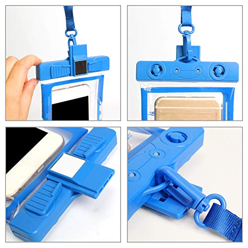 Anself 2 PCS Telefone À Prova D 'Água Bolsa de 6.3 Polegada Telefone Caso Embutido De Emergência Ap