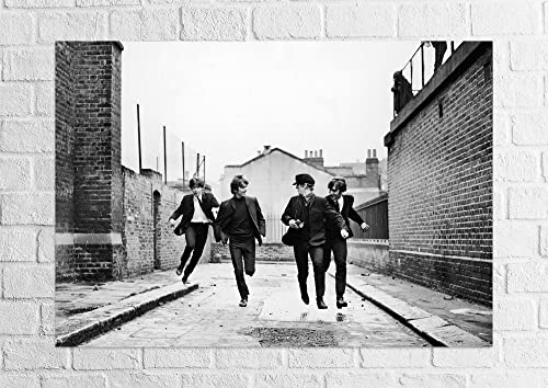Affiche des Beatles – The Beatles print – A Hard Day’s Night – Impression encadrée ou non encadrée | A2 (59.4×42.0cm… - Les Beatles, Paul McCartney, John Lennon, RIngo Starr, George Harrison Affiche des Beatles - The Beatles print - A Hard Day's Night - Impression encadrée ou non encadrée | A2 (59.4x42.0cm… – Image 3