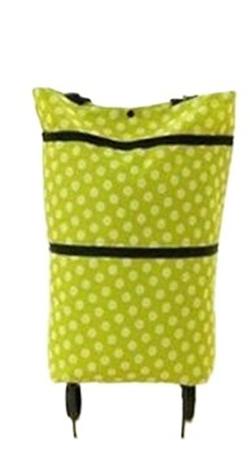 Foldable Shopping Bag with Wheels Foldable Bag Reusable Shopping Trolley Bags On Wheels Cart(Color-4)