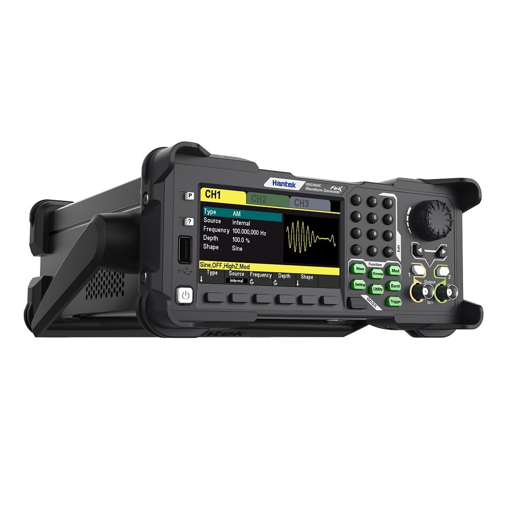 Hantek funktionsgenerator HDG3023C HDG3043C HDG3063C HDG3083C HDG3103C DDS technology. 5-in-1 generator arbitrary wellenform, pulsfunktion harmonic frequency (HDG3083C)