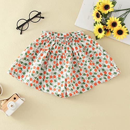 Toddler Bubble Shorts Jogger Shorts Summer Cotton Casual Floral Polka Dot Shorts Active Pants Kids Clothes2