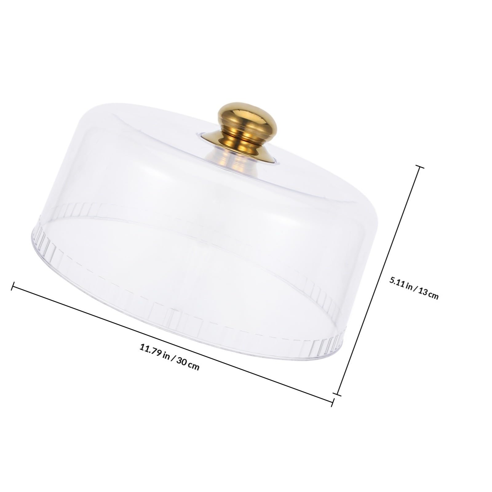 Amazon｜HOLIDYOYO クリア ケーキ ドーム カバー 30Cm アクリル ケーキ