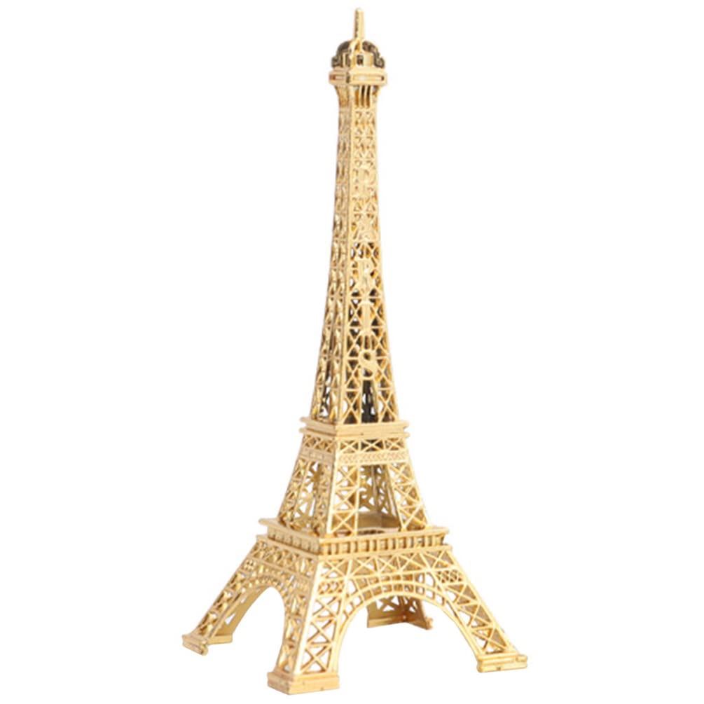 Sponsored Ad – Eiffel Tower Statue Metal Paris Eiffel Tower Collectible Figurine Iron Craft Architecture Model Desktop Ornament for Home Table Decor Travel Golden 13cm