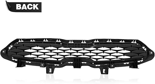 Miniatura 3 de G-PLUS Parrilla superior delantera con ribete cromado compatible con Kia Forte 2019 2020 86350M7010 86350M6000