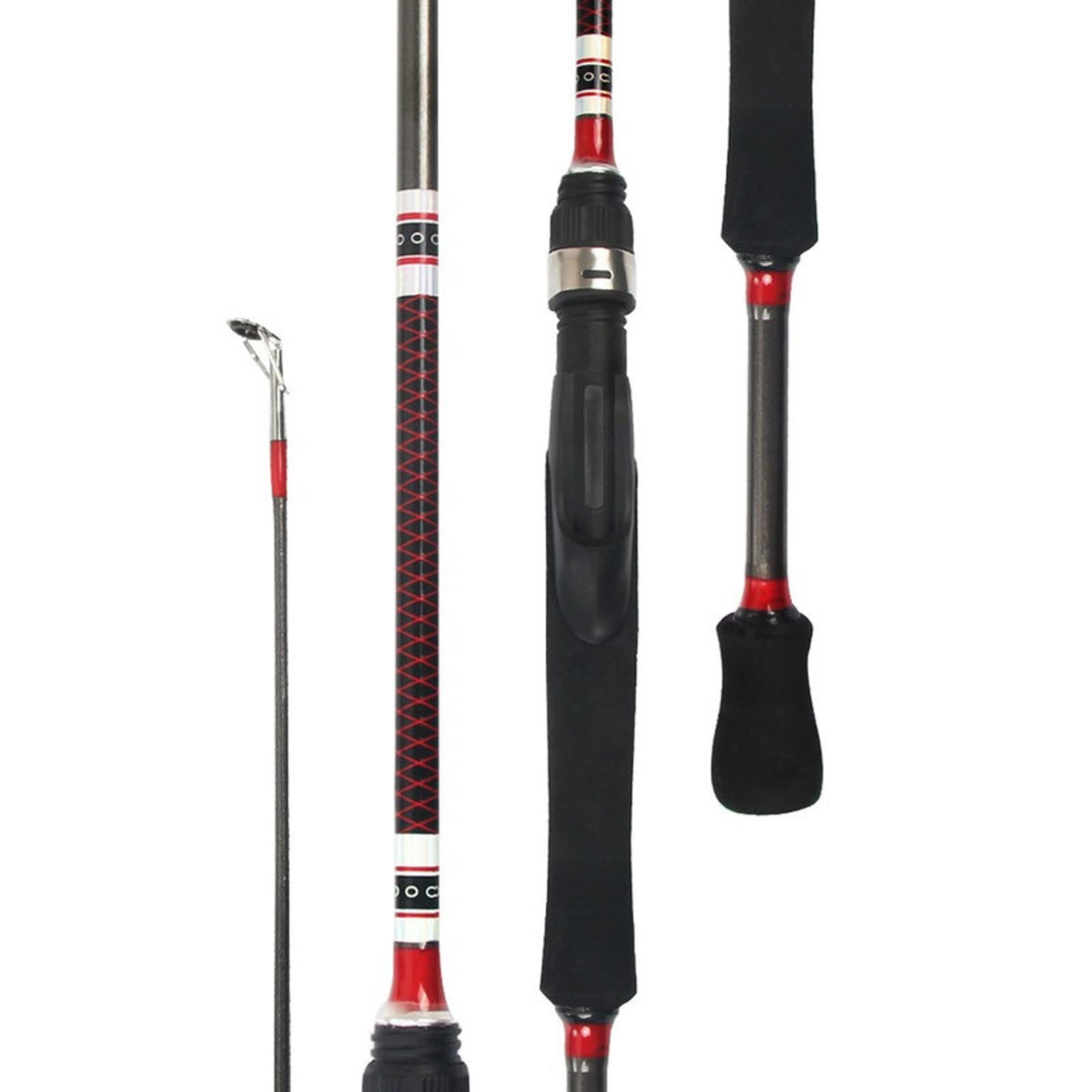 JINGYAN Wędki New Spinning Rod 1.8m 3-21g Weight Ultralight Rods 6-15LB Line Ultra Light Fishing