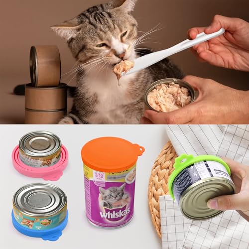 Lydias-Deal-2-Pack-Pet-Food-Can-Covers-Universal-Silicone-Can-Lids-for-Dog-Cat-Food-Fits-Most-Standard-Size-Food-Cans-BPA-Free-Dishwasher-Safe-Blue-Orange Lydias Deal 2 Pack Pet Food Can Covers Universal Silicone Can Lids for Dog Cat Food Fits Most Standard Size Food Cans BPA Free Dishwasher Safe Blue Orange