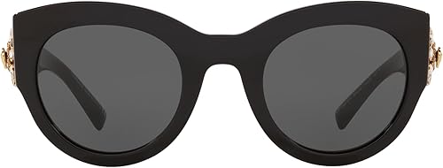 Miniatura 3 de Versace VE4353B M - 531487 Gafas de Sol NEGRO wGRIS OSCURO 2.008 in, Negro -