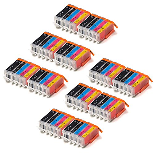 Cartouche Canon Pixma PGI-525 CLI-526 Eurotone lot de 60 pour imprimante jet d'encre
