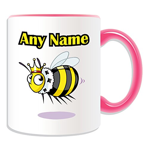 Unigift Tazza Personalizzata Con Ape Bumblebee Gialla – 325 Ml Con Manico Bianco, Regalo Su Misura Con Nome E Messaggio