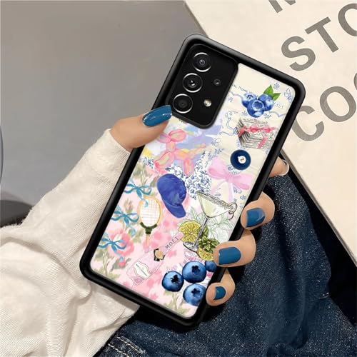 FKBRCL4U for Samsung Galaxy A53 5G Case,Graphic Design for Girl Boy Soft Silicone Hard Acrylic Shock Protection Designed for Samsung Galaxy A53 5G Cute Aesthetic Collage Preppy Pattern - image 7