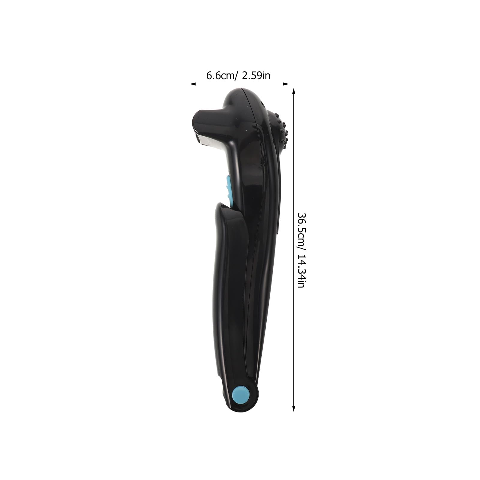 Afeitadora Eléctrica para Espalda Plegable Recargable en Negro