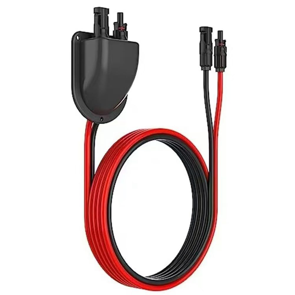 Littimoon New Weatherproof Solar Dual Cable Entry System for RV Yacht for RV Roof Solar Panels for A Variety of Installations 2m B