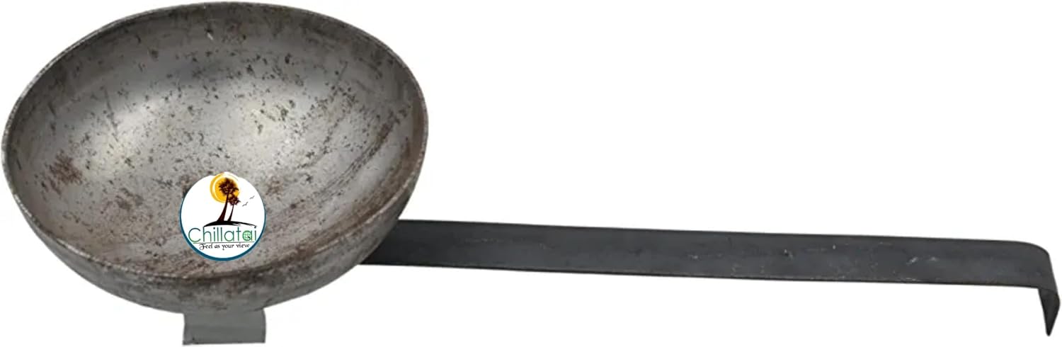 Heavy Duty Iron Dhoop Stand, Dhoop Dhuni,இரும்பு சாம்பிராணி கரண்டி / Iron Charcoal Incense Burner (1.5mm Thickness)