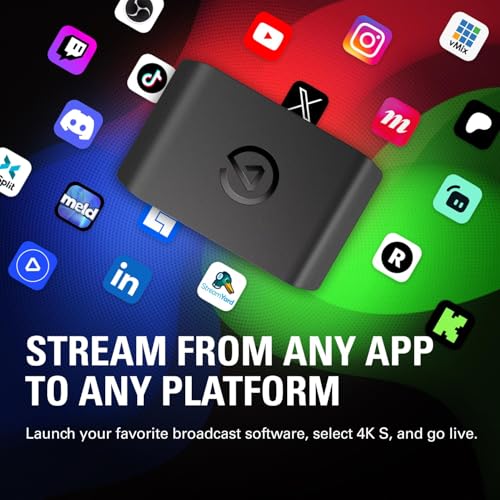 Image of Elegato 4K - Stream and Record in 1080p60 HDR10 or 4K30 with Ultra-Low Latency | Compatible with PS5, PS4 /Pro, Xbox Series X /S, Xbox One X /S | OBS, PC & Mac (4K-S)