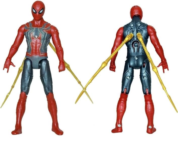 A Magical HUB/Big Size Spider Man Legend Marvels Action Figure Toys Both with Weapon & LED Light Super Hero Action Figures Play-Set Toy for Kids (7 inch) (Pack of 1) (B0CZYTGRNF) Amazon Price History, Amazon Price Tracker