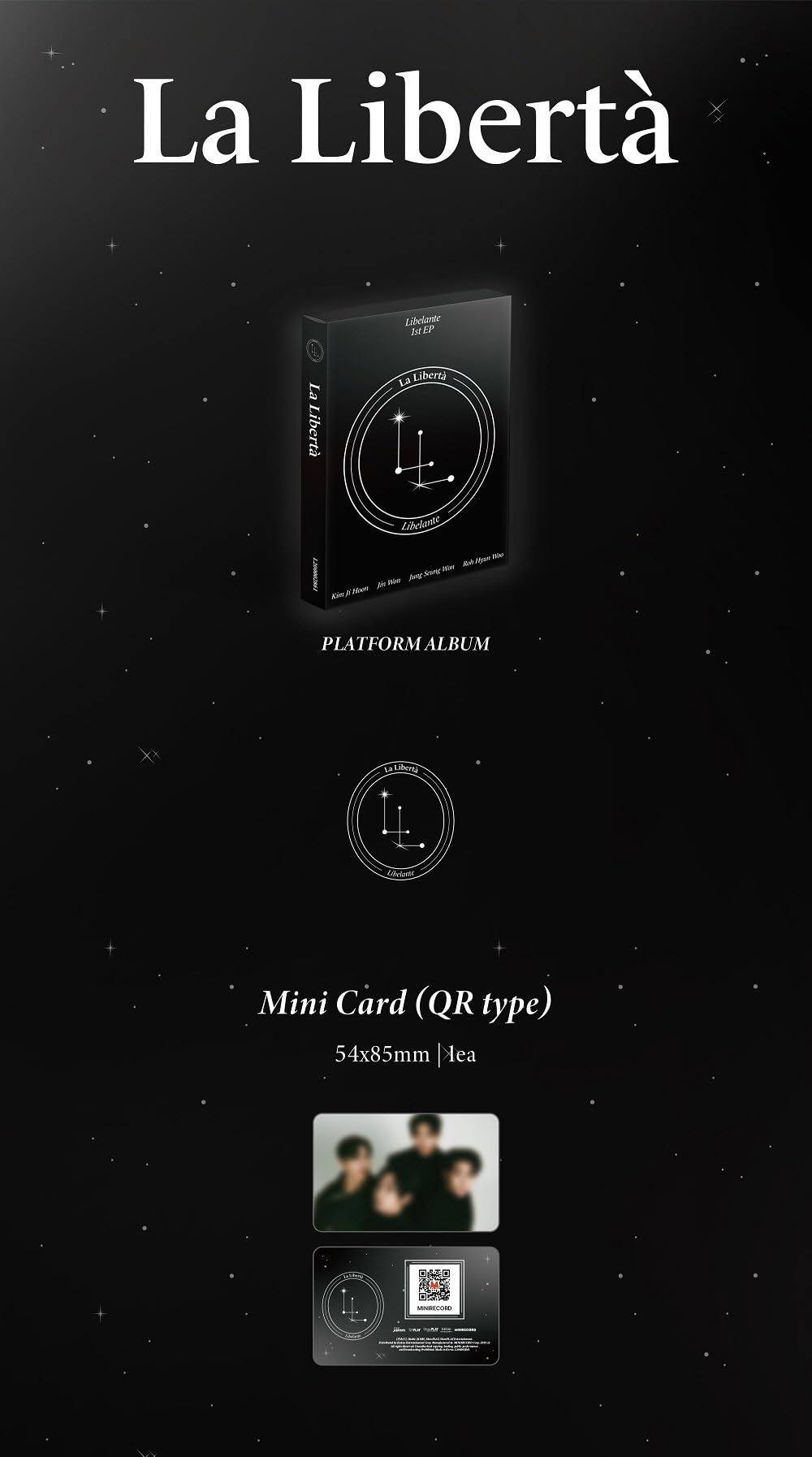 LIBELANTE - 1st Mini Album La Liberta Platform version