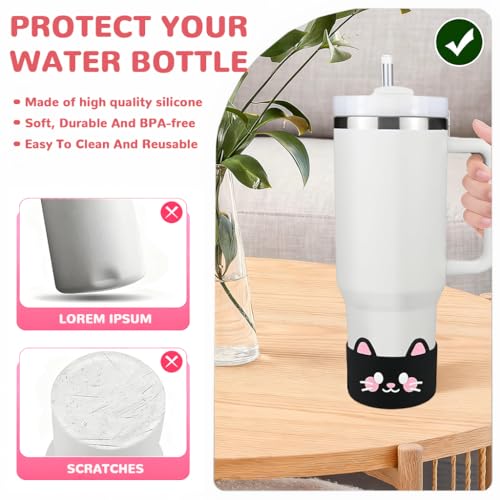 Image of HASTHIP Silicone Boot for Stanley, Compatible with Quencher H2.0 & IceFlow Flip Tumblers, Boot Bottom Holder, Anti-Slip Cup Bottom Sleeve Protective (Cup NOT Included)