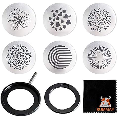 GODOX SA-10 GOBO Set GOBO-Halter mit SA-09-002 GOBO-Set für Godox S30 LED-Fokussierleuchte (SA10+SA09002) Cover