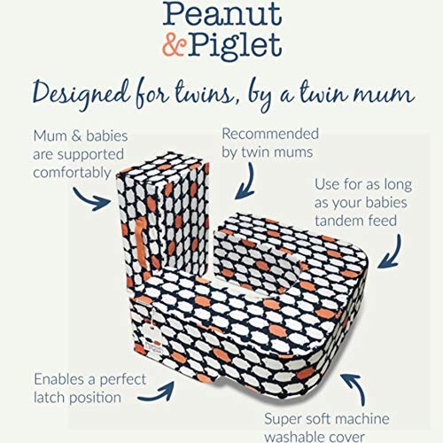 peanut and piglet breastfeeding pillow