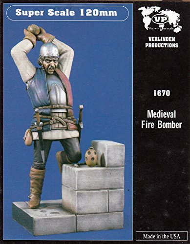 Verlinden VER1670 120mm Figure - Medieval Fire Bomber [Model Building KIT]