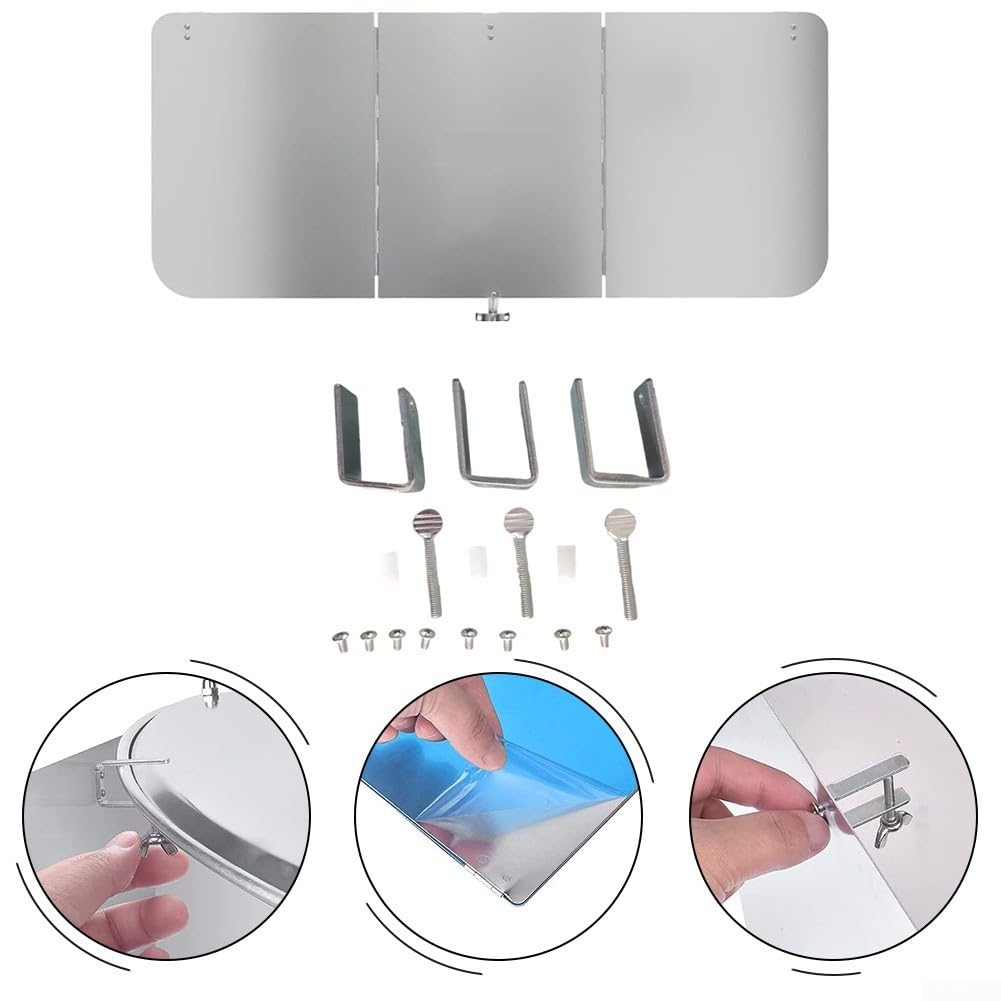 Faltbarer Heizstrahler Reflektor aus Aluminium 0.8mm Windschutz