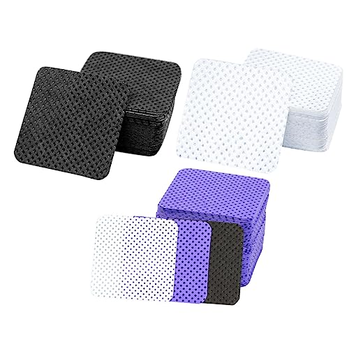 VALICLUD 3Bolsas Pelusa de Limpieza Quitaesmalte Extensiones de Pestañas y Esmalte Portátiles