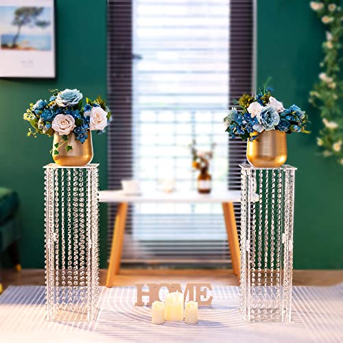 Nuptio Wedding Centerpieces for Tables Vases, 2 Pcs 60cm Tall Flower Vase Flowers Stand for Party Tables Decorations - Image 3